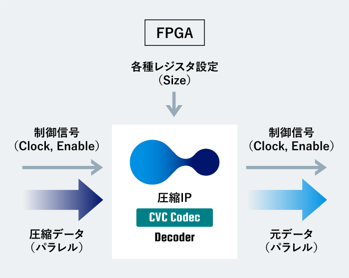 CVC Codec / Decoderイメージ図